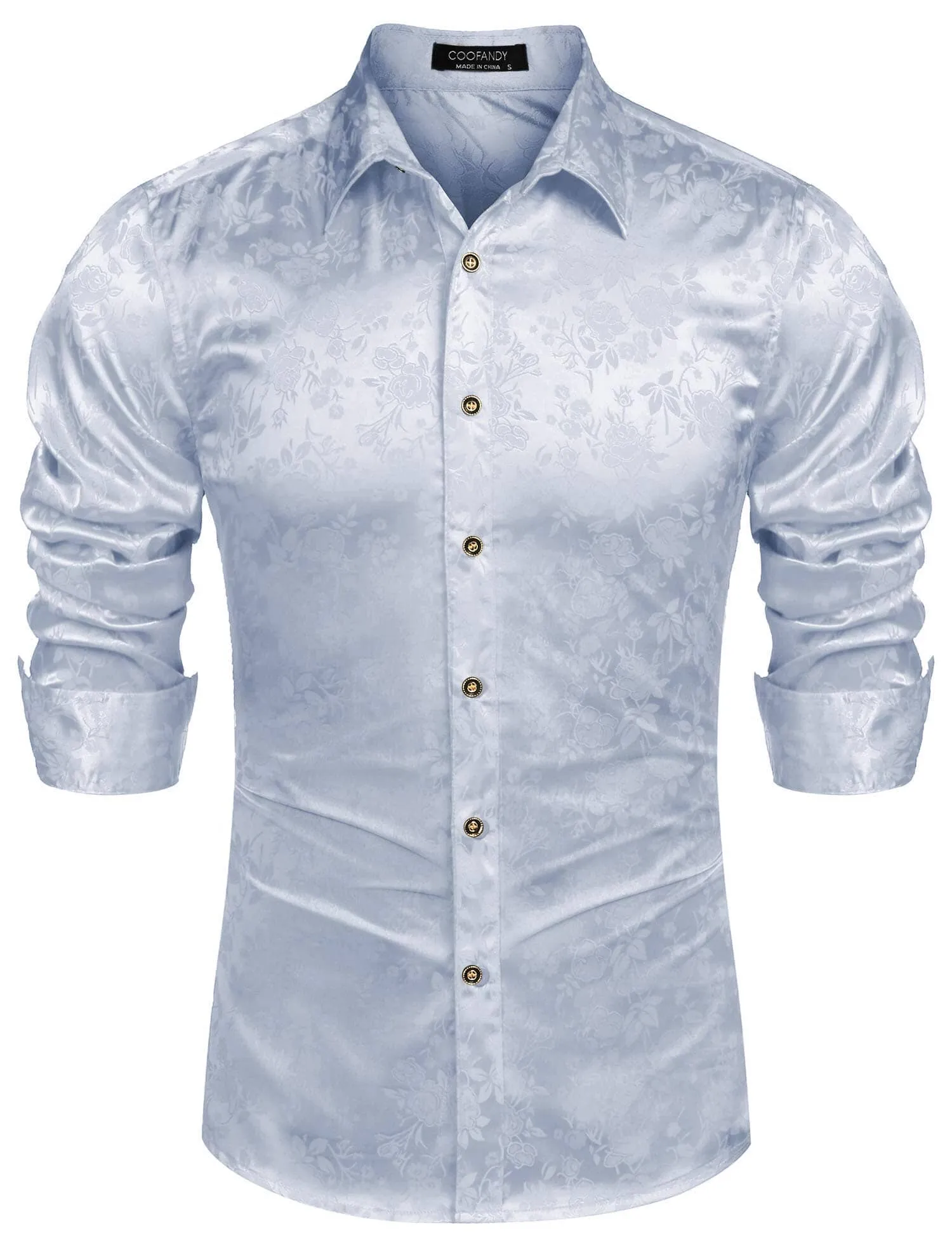 Rose Printed Dress Shirts (US Only)